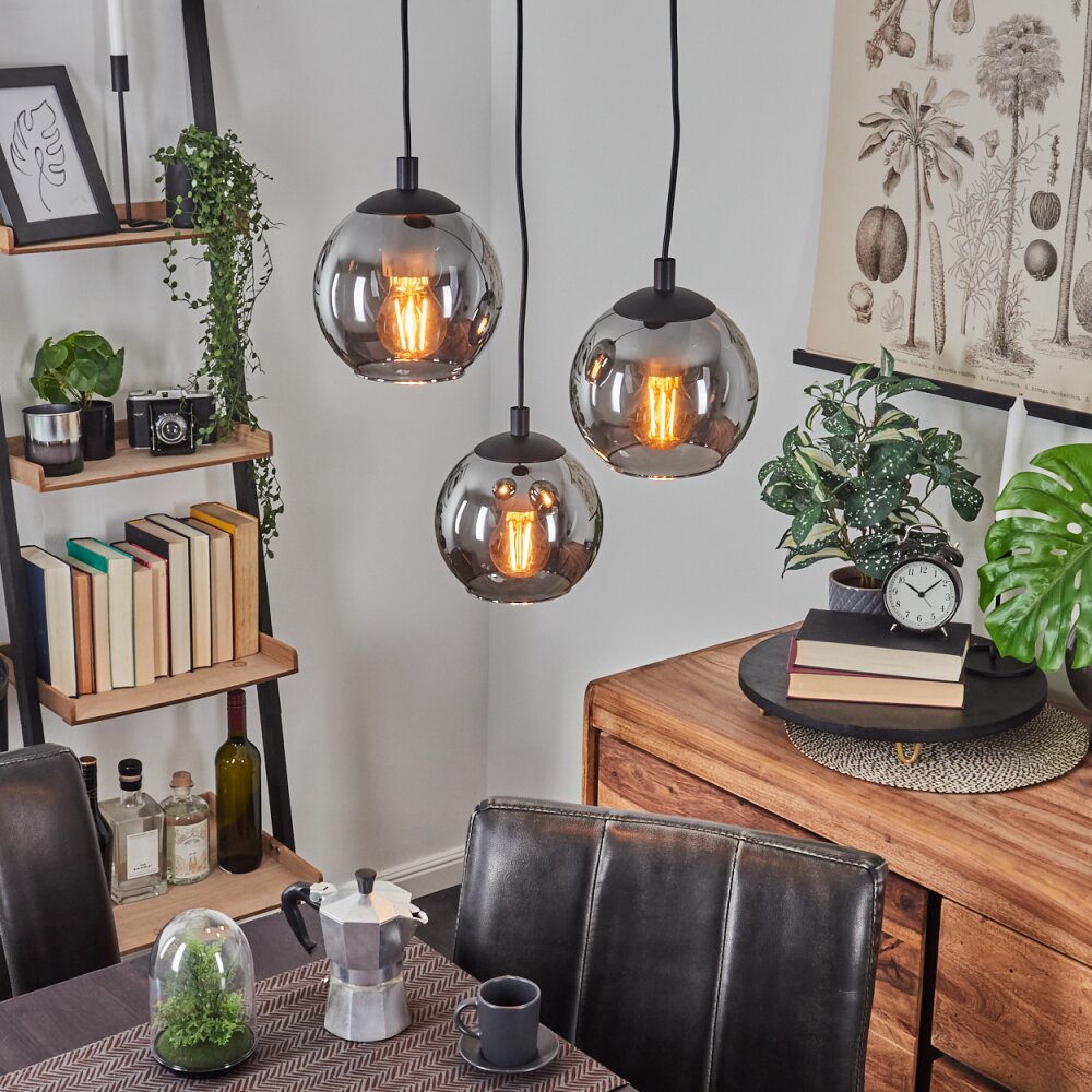 Sernf Lampa Wisząca Czarny, 3-punktowe main product photo