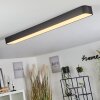 Iriondo Lampa Sufitowa LED Czarny, 1-punktowy, Zdalne sterowanie