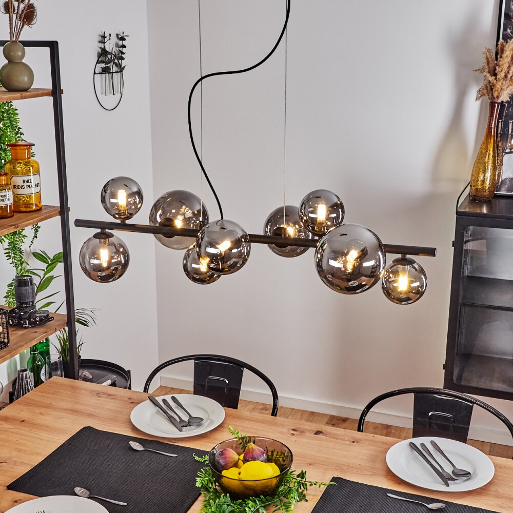 Chehalis Lampa Wisząca LED Czarny, 9-punktowe main product photo
