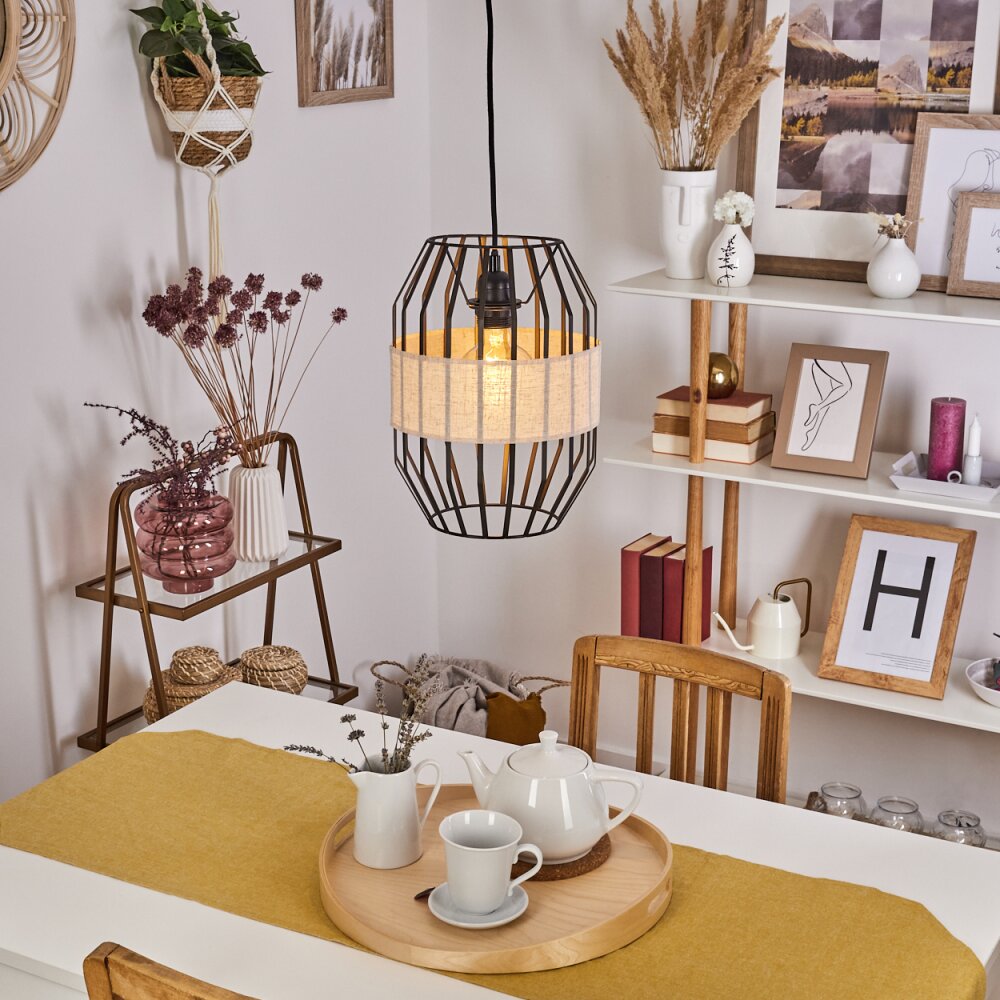 Macken Lampa Wisząca Czarny, 1-punktowy main product photo