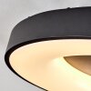 Sachseln Lampa Sufitowa LED Czarny, 1-punktowy, Zdalne sterowanie