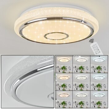 Vallecito Lampa Sufitowa LED Biały, 1-punktowy