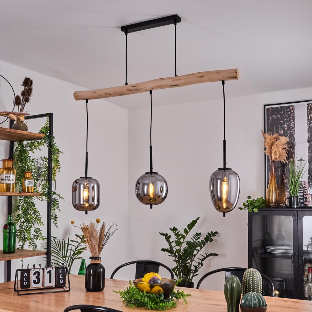 Verbania Lampa Wisząca Ecru, Czarny, 3-punktowe main product photo