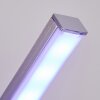 Minacar Lampa Stojąca LED Nikiel matowy, 1-punktowy, Zdalne sterowanie, Zmieniacz kolorów