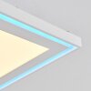 Telsen Lampa Sufitowa LED Biały, 2-punktowe, Zdalne sterowanie, Zmieniacz kolorów