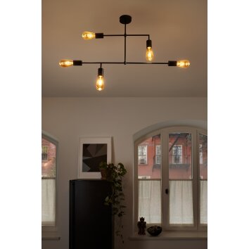 Ledvance 1906 Pipe Lampa Sufitowa czarny, 5-punktowe