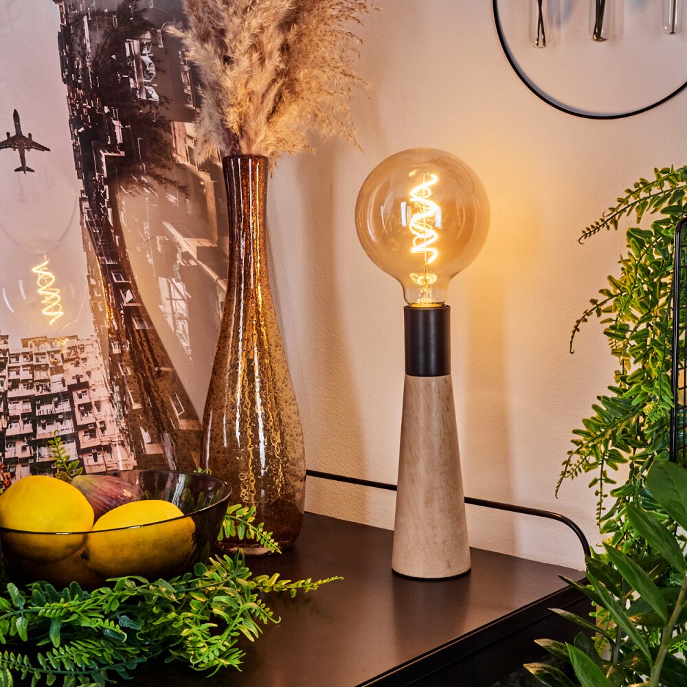 Beccar lampka nocna Ecru, Czarny, 1-punktowy main product photo