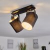 Puelches Lampa Sufitowa Czarny, 2-punktowe