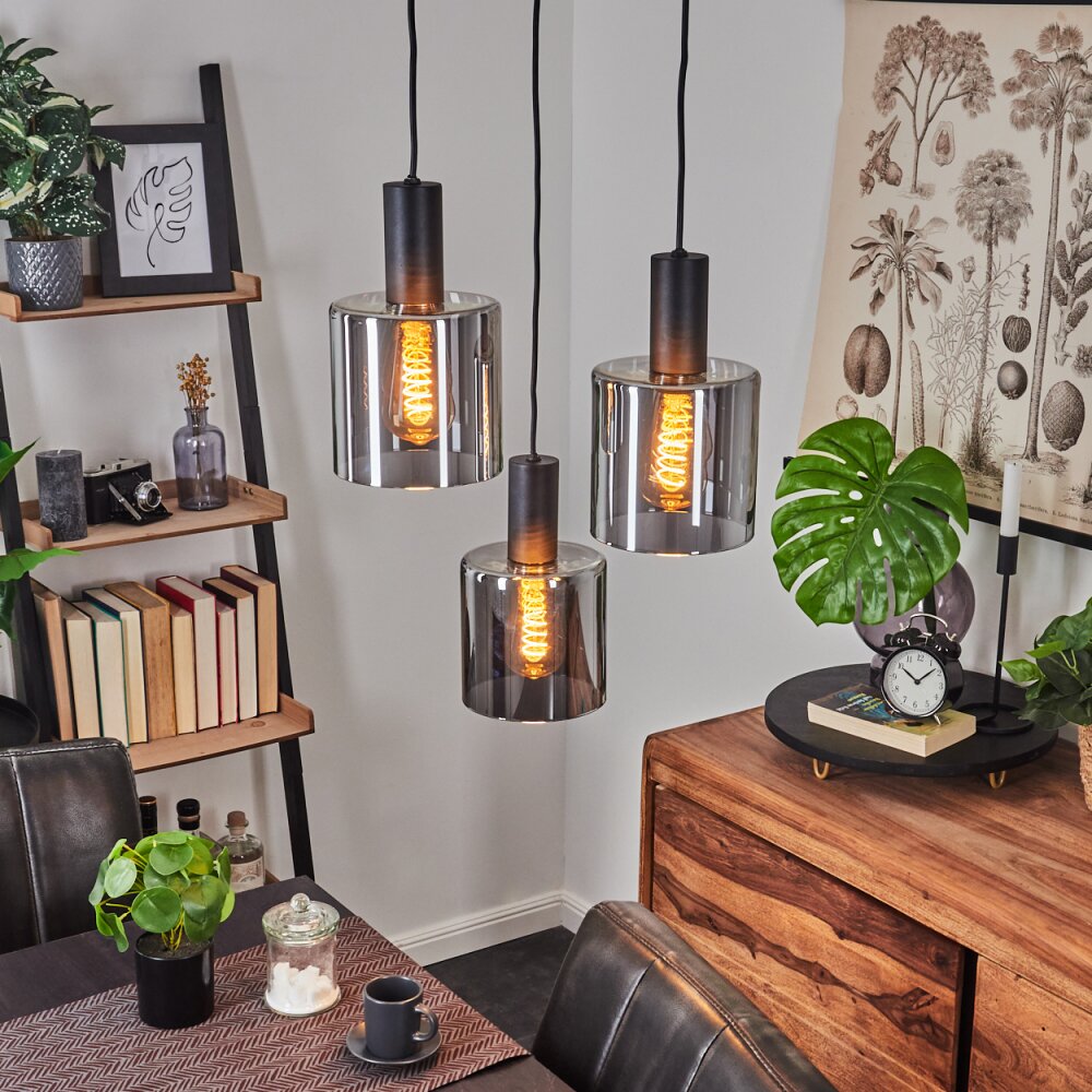 Klemtoo Lampa Wisząca Czarny, 3-punktowe main product photo