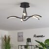 Oetling Lampa Sufitowa LED Czarny, 1-punktowy