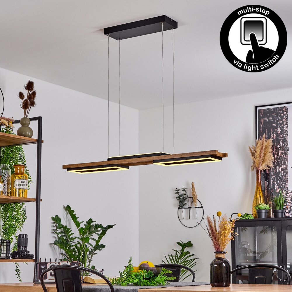 Ayajasco Lampa Wisząca LED Ecru, Czarny, 1-punktowy main product photo