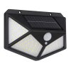 Globo lampy solarne LED Czarny, Przezroczysty, 100-punktowe, Czujnik ruchu