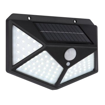 Globo lampy solarne LED Czarny, Przezroczysty, 100-punktowe, Czujnik ruchu Globo lampy solarne LED Czarny, Przezroczysty, 100-punktowe, Czujnik ruchu