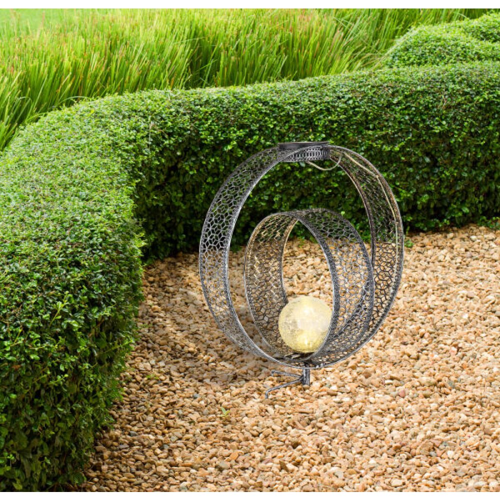 Globo Lampa solarna LED Srebrny main product photo