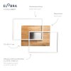 Elobra Panama Lampa Sufitowa LED Ecru, 2-punktowe, Zdalne sterowanie