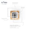 Elobra Panama Lampa Sufitowa LED Ecru, 1-punktowy