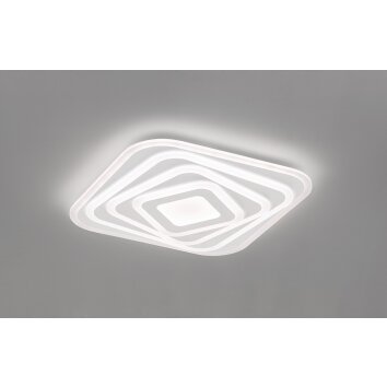 Fischer & Honsel Queen Lampa Sufitowa LED Biały, 1-punktowy, Zdalne sterowanie
