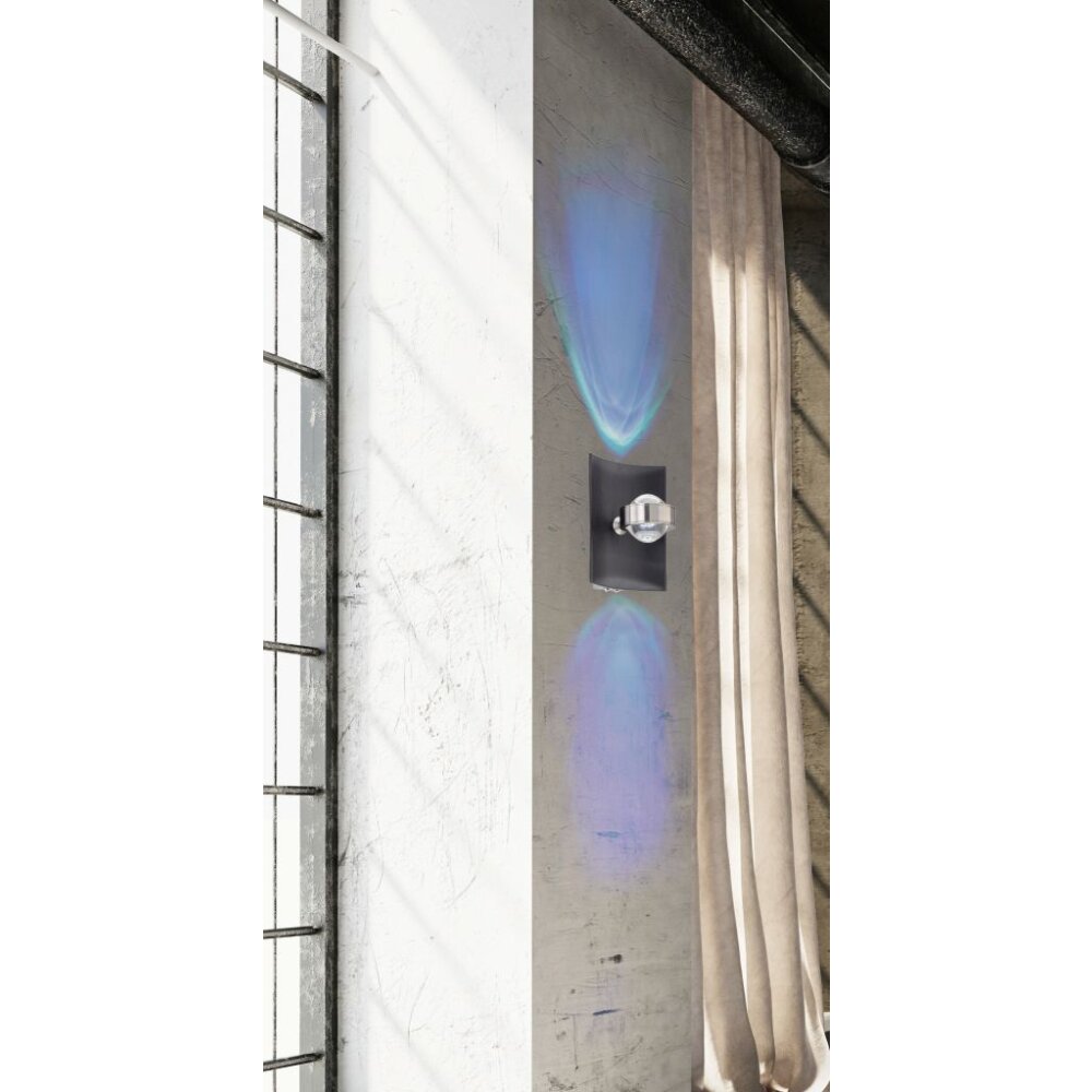Fischer & Honsel Bondy Lampa ścienna LED Czarny, 1-punktowy, Zmieniacz kolorów main product photo