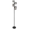 Globo RIHA Lampa Stojąca LED czarny, 6-punktowe