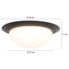 Steinhauer Ikaro Lampa Sufitowa LED czarny, 1-punktowy