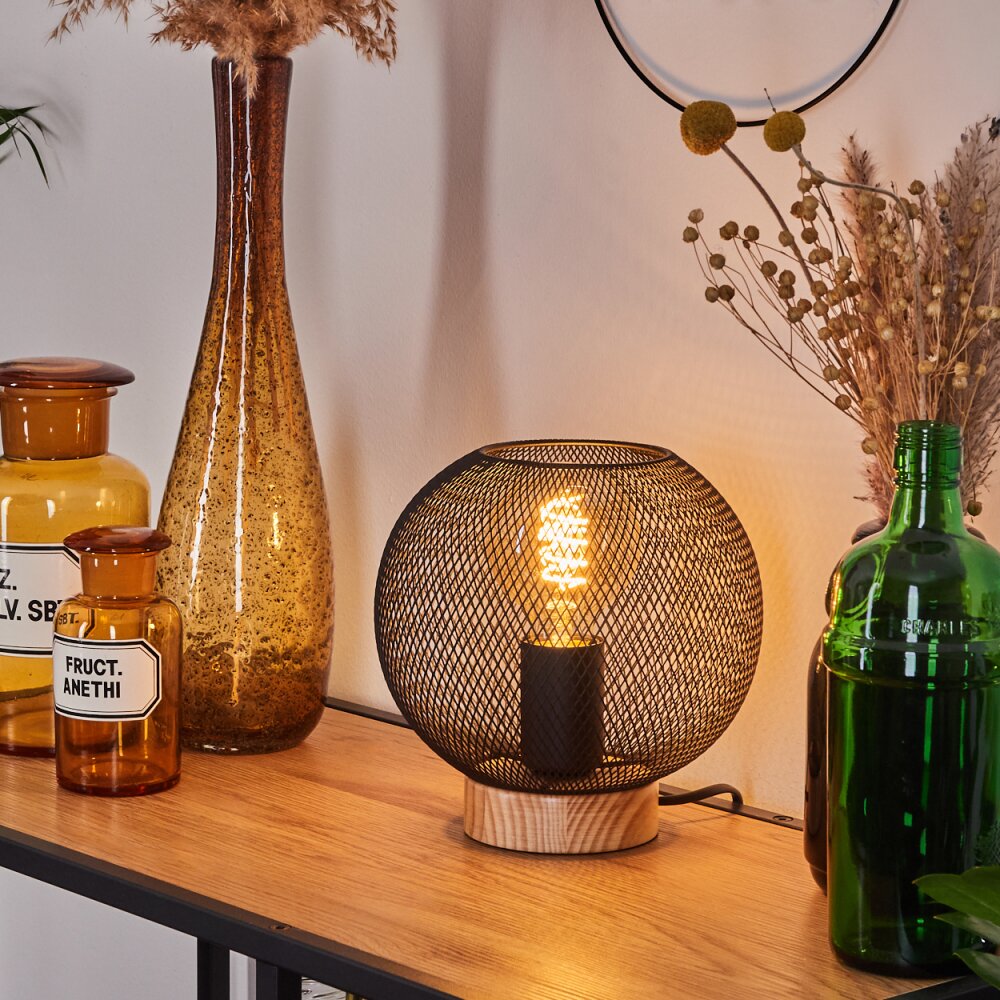 Reiden lampka nocna Ecru, Czarny, 1-punktowy main product photo