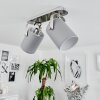 Puelches Lampa Sufitowa Nikiel matowy, 2-punktowe Puelches Lampa Sufitowa Nikiel matowy, 2-punktowe