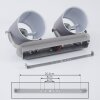Puelches Lampa Sufitowa Nikiel matowy, 2-punktowe Puelches Lampa Sufitowa Nikiel matowy, 2-punktowe
