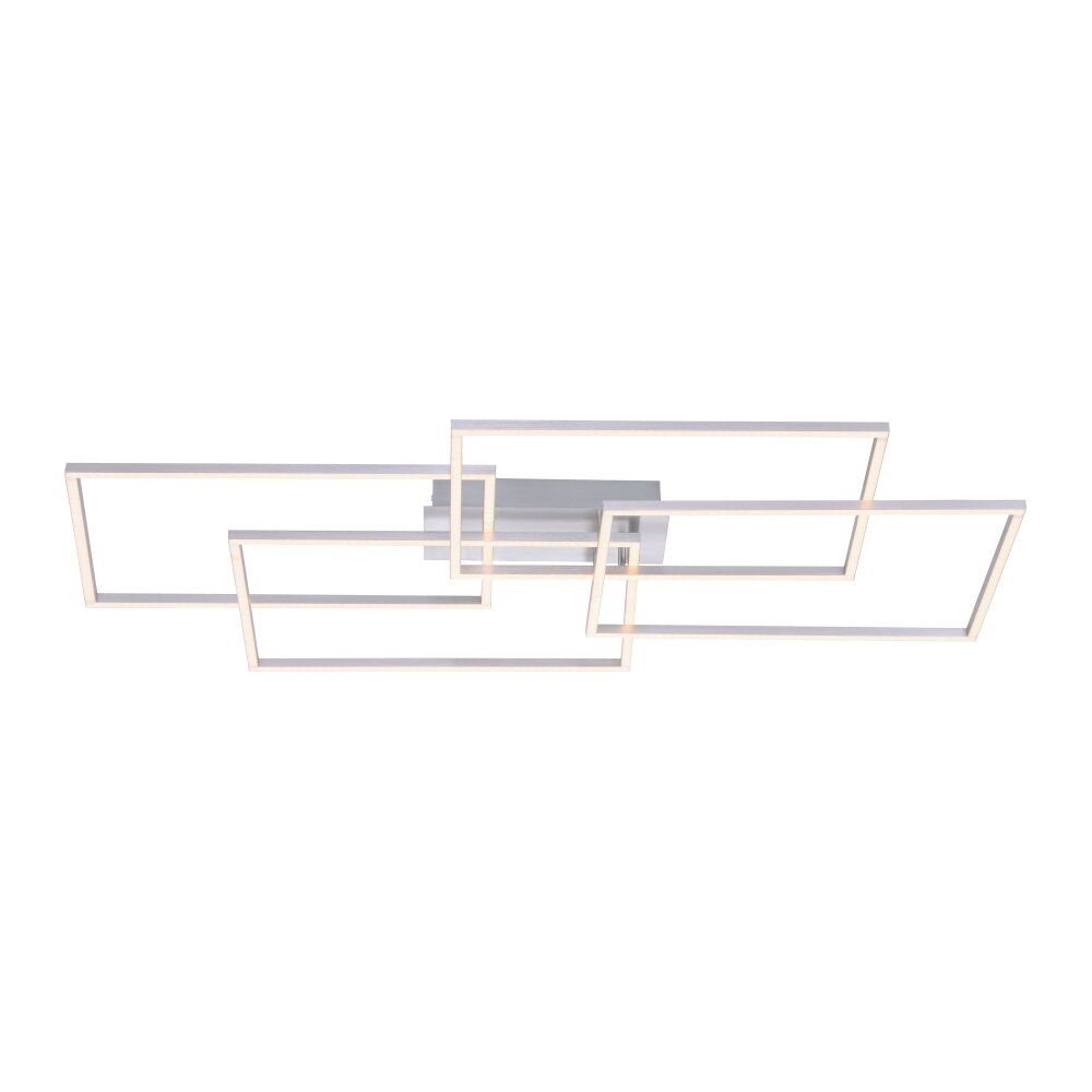 Leuchten-Direkt IVEN Lampa Sufitowa LED Nikiel matowy, 4-punktowe main product photo