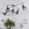 Lulea Lampa Sufitowa Chrom, 5-punktowe