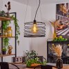 Tobuna Lampa Wisząca czarny, 1-punktowy