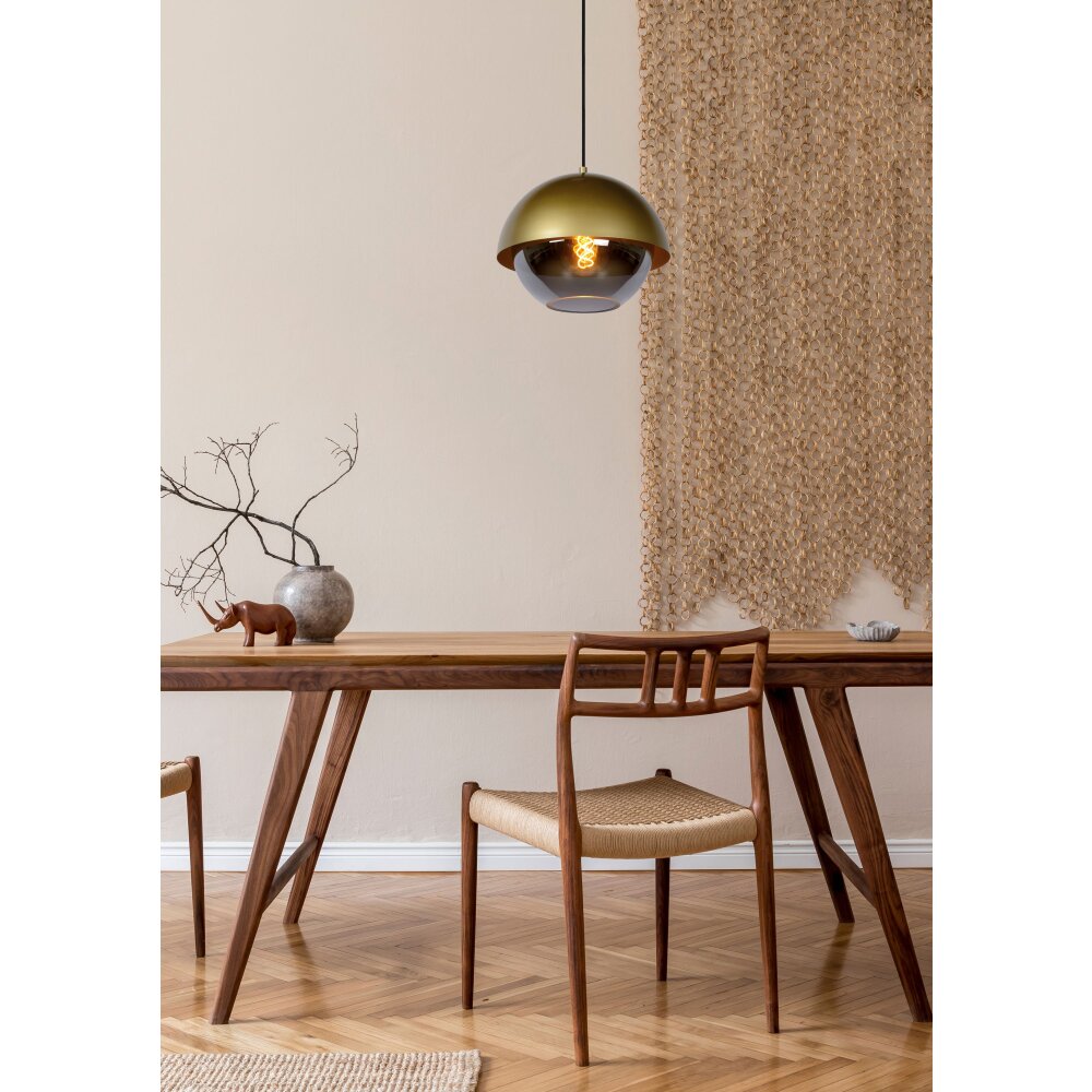 Lucide COOPER Lampa Wisząca Złoty, Mosiądz, 1-punktowy main product photo