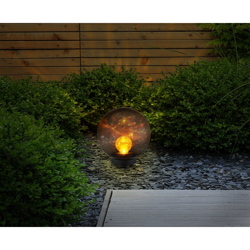 Globo Lampa solarna LED Czarny, 1-punktowy main product photo