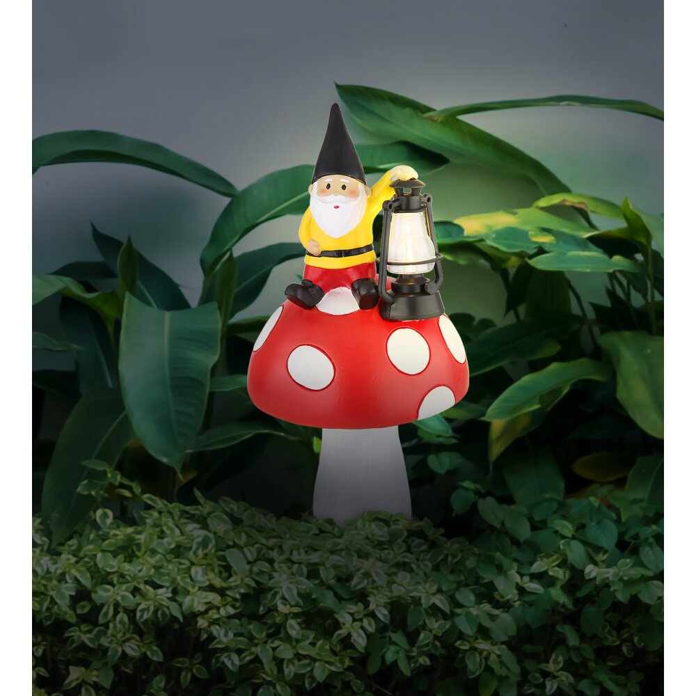 Globo ZWERG Lampa solarna LED Żółty, Czerwony, Czarny, Biały, 1-punktowy main product photo