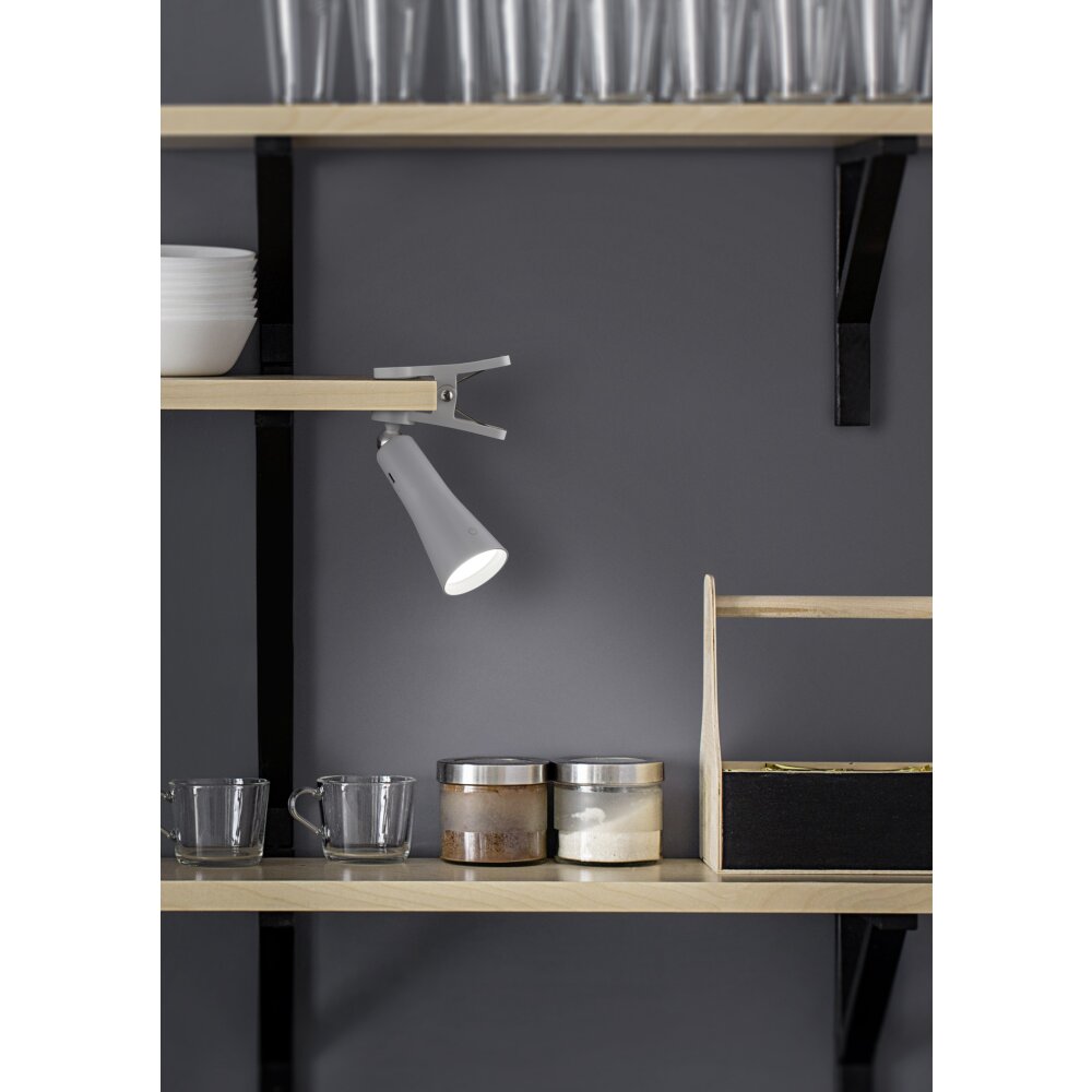 Reality Maxi lampka nocna LED Szary, 1-punktowy main product photo
