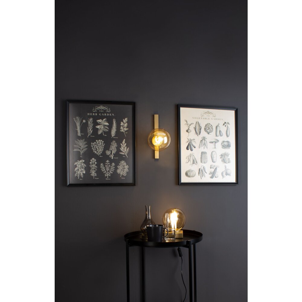 Luce Design PLUTO Lampa ścienna Złoty, 1-punktowy main product photo