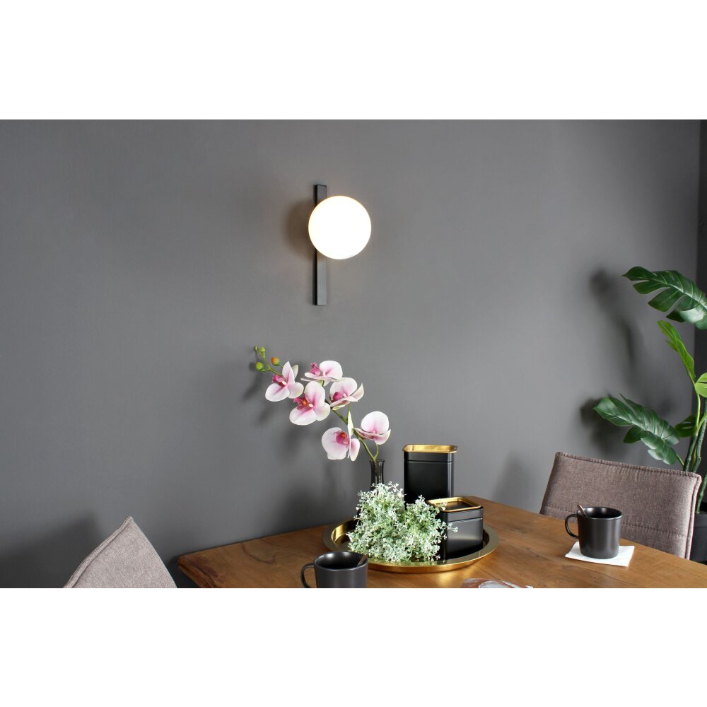 Luce Design PLUTO Lampa ścienna Czarny, 1-punktowy main product photo