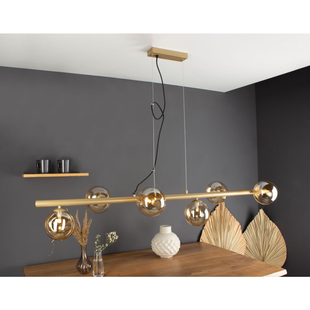 Luce Design NEPTUN Lampa Wisząca Mosiądz, 6-punktowe main product photo