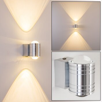 FLORENZ lampa łazienkowa LED Aluminium, 2-punktowe