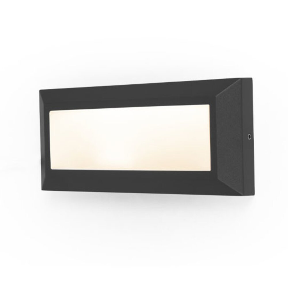 Lutec HELENA Zewnętrzny kinkiet LED Czarny, 1-punktowy main product photo