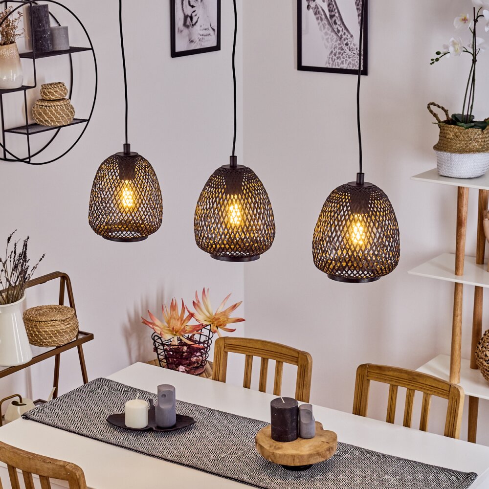 Solera Lampa Wisząca Czarny, 3-punktowe main product photo