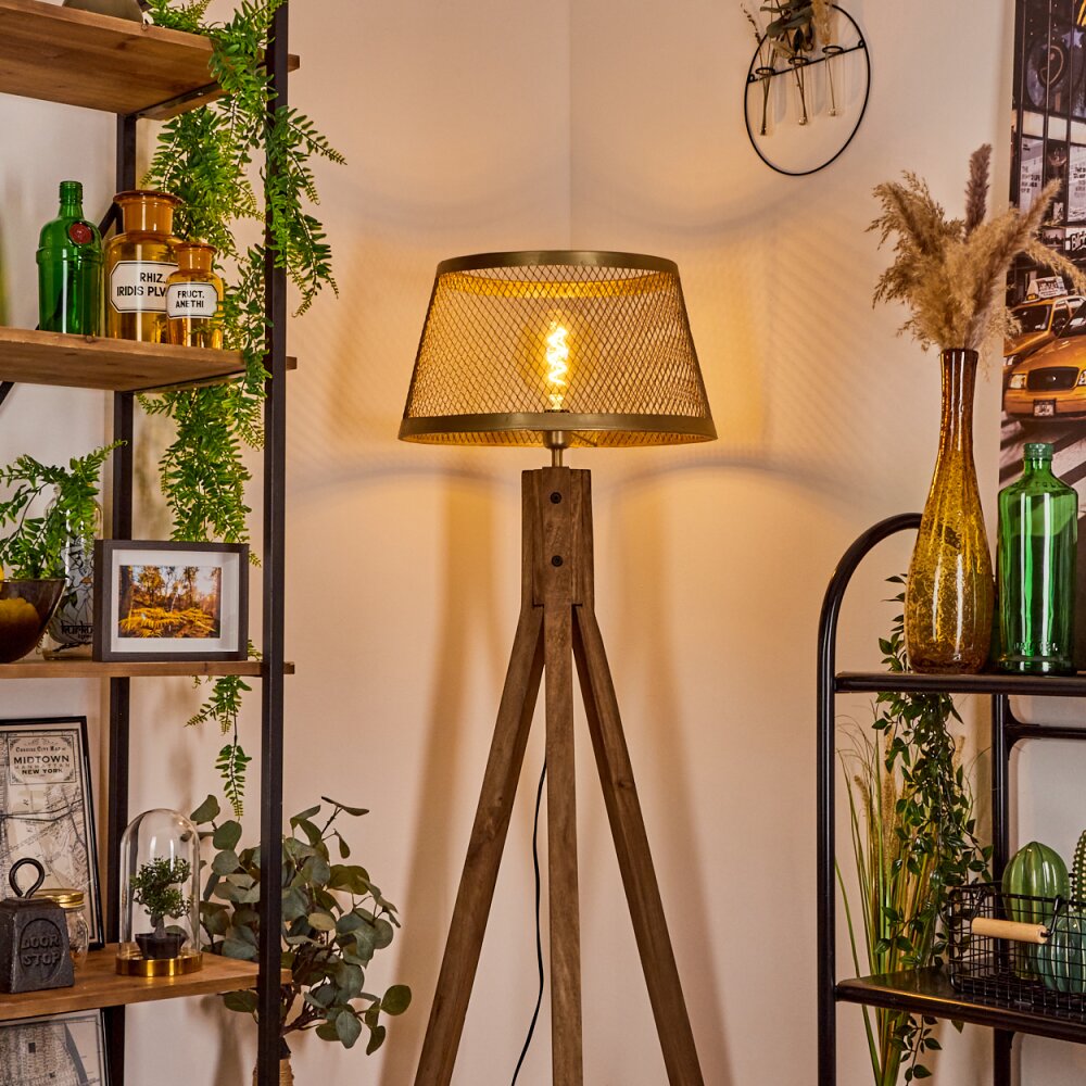 Tomaca Lampa Stojąca Mosiądz, Ecru, 1-punktowy main product photo