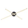 Globo JULES Lampa Sufitowa LED czarny, 1-punktowy