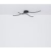 Globo JULES Lampa Sufitowa LED czarny, 1-punktowy