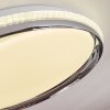 Alberton Lampa Sufitowa LED Chrom, Przezroczysty, Biały, 1-punktowy