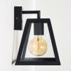 Nittorp Lampa ścienna czarny, 1-punktowy