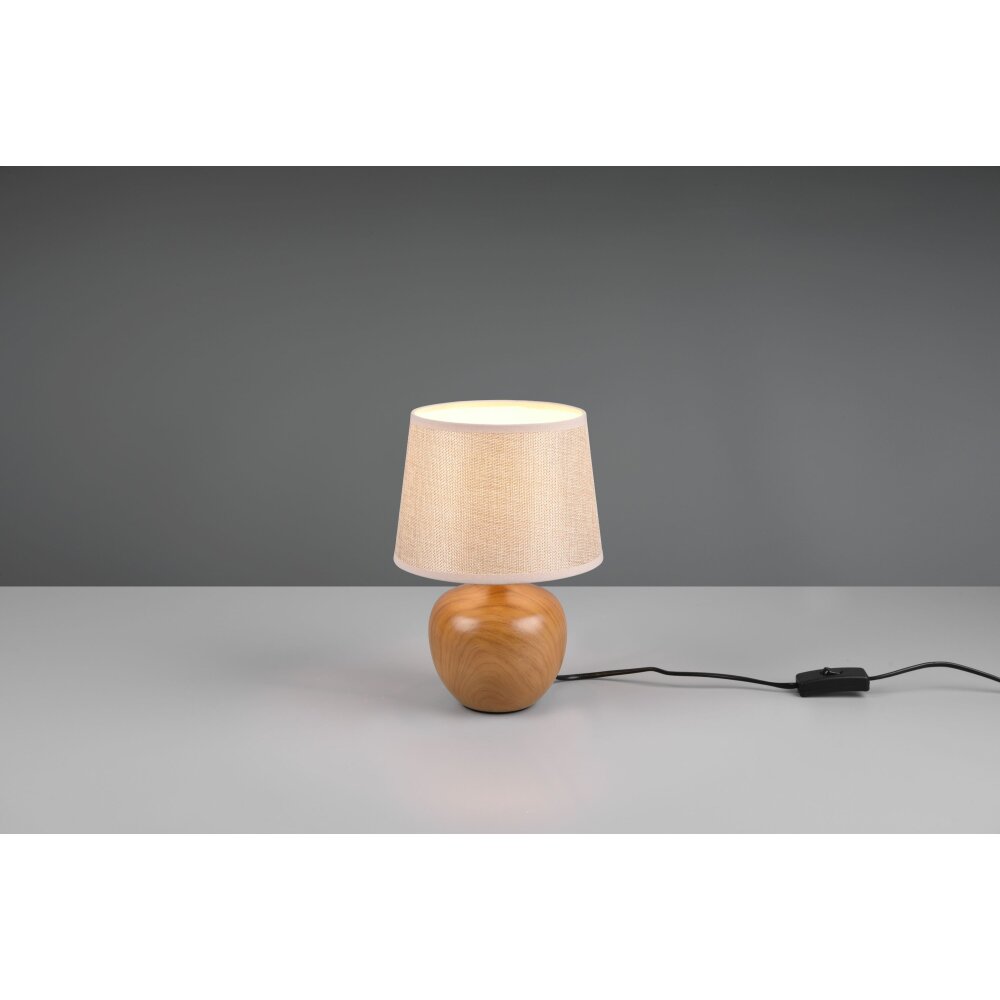 Reality LUXOR lampka nocna Wygląd drewna, 1-punktowy main product photo