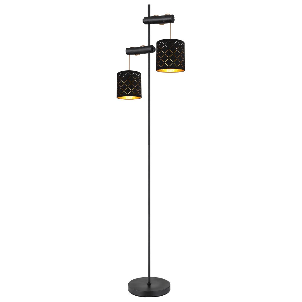 Globo CLARKE Lampa Stojąca Czarny, 2-punktowe main product photo