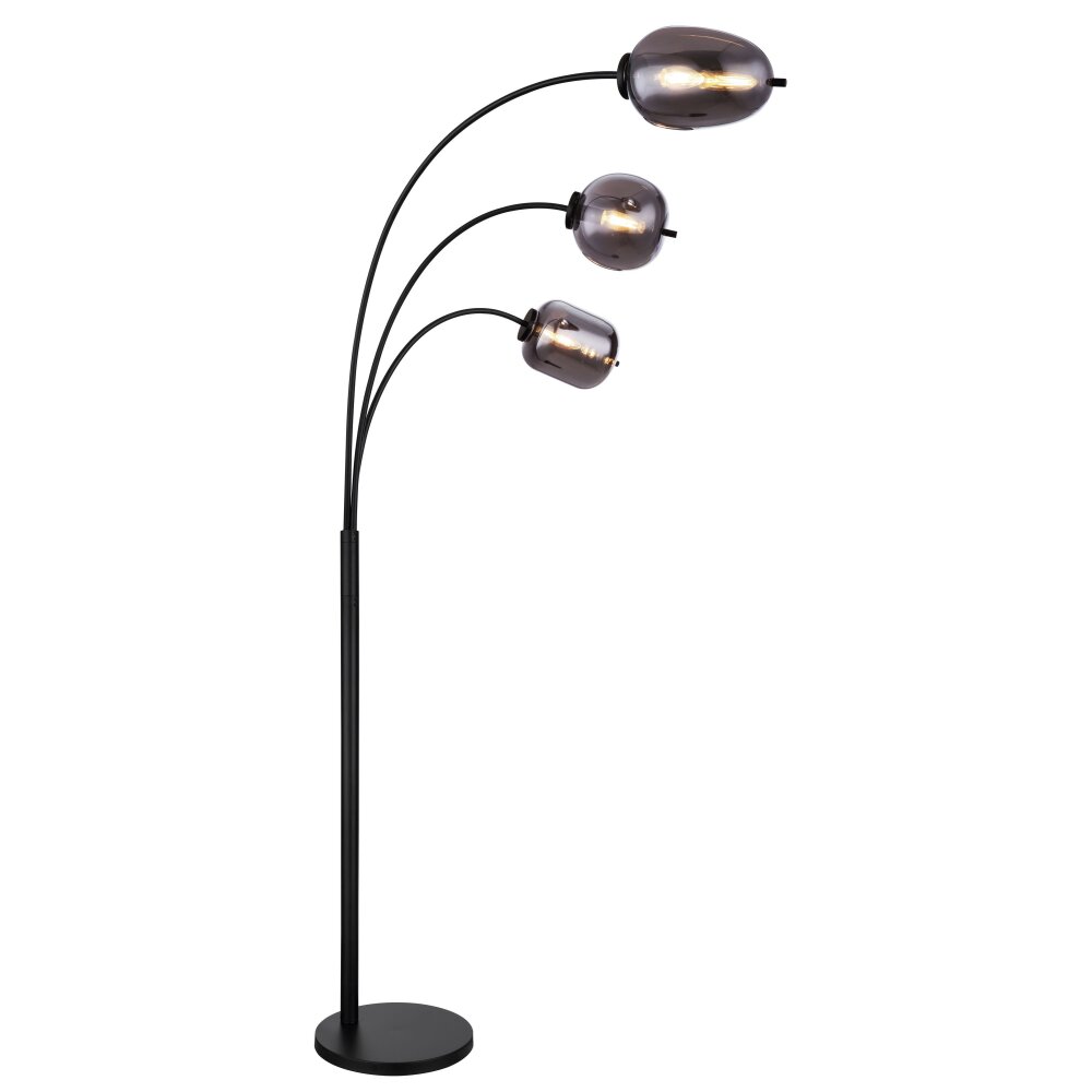 Globo BLACKY Lampa Stojąca Przydymiony, 3-punktowe main product photo