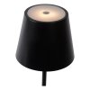Lucide JUSTIN Lampa stołowa LED Czarny, 1-punktowy