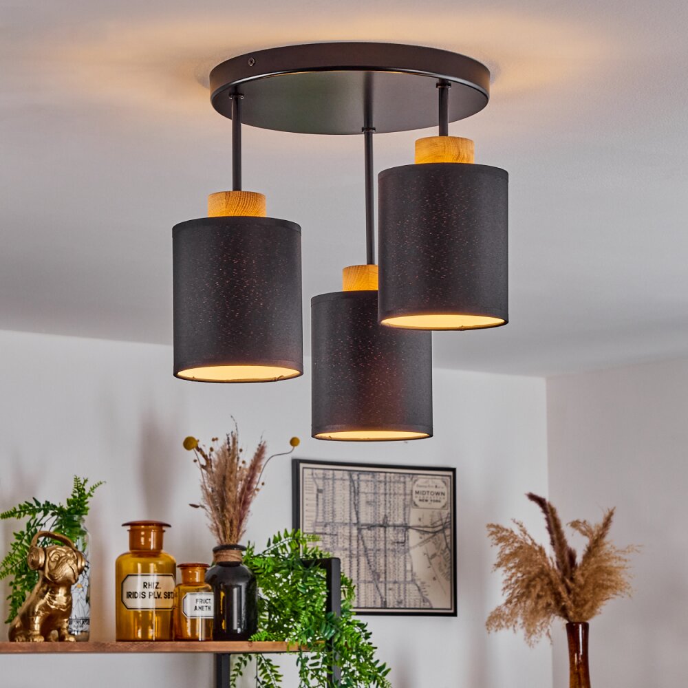 Chiuvi Lampa Sufitowa Chrom, Ecru, Czarny, Biały, 3-punktowe main product photo